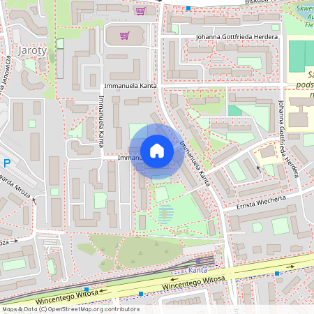 ul. Immanuela Kanta, Jaroty, Olsztyn, warmińsko-mazurskie