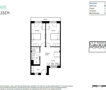Kompakte 3-Zimmer-Wohnung - Photo 2