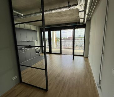 Demnächst frei! 1-Zimmer-Loftwohnung mit Parkett, Balkon, Einbauküc... - Foto 1