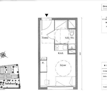 Location Appartement 1 pièce 19m² AUZEVILLE TOLOSANE 31320 - Photo 4