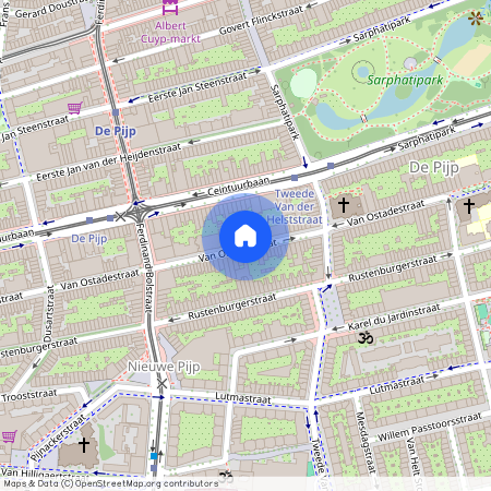 Nieuwe Pijp, 1072 TH, Van Ostadestraat, Amsterdam