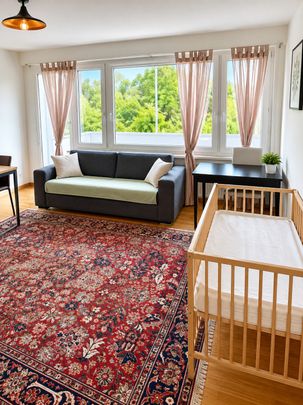 ✨ Fully Furnished 2.5-Room Apartment in Quiet Dübendorf - Foto 1
