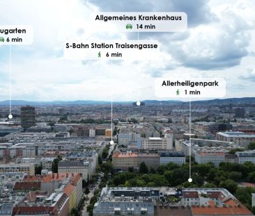 Hell und modern! Top 2-Zimmer Wohnung nahe U6, Millennium City und ... - Photo 5