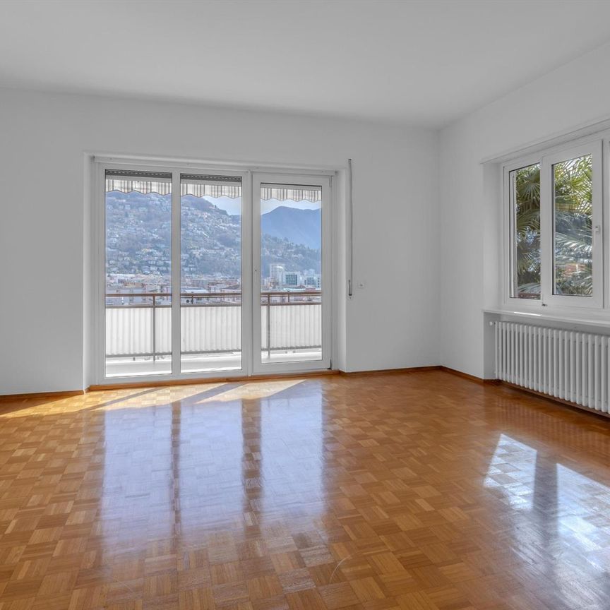 AFFITTASI AMPIO 4.5 LOCALI CON VISTA APERTA A LUGANO CENTRO - Foto 1