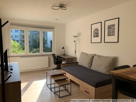 Aachen-City: Mod. möbl., helles u. ruhig im Hof gelegenes Appartment - Photo 3