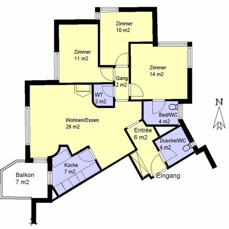 4.5 Zimmer, 3. Stock - Photo 1