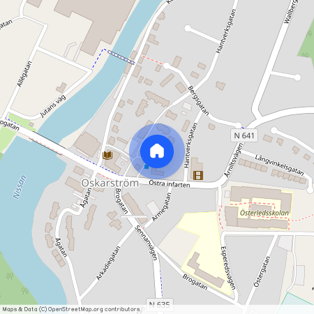 Mossegatan, Oskarström