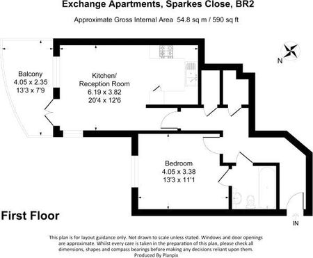 1 bedroom apartment to rent - Photo 3