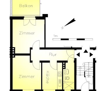 Erdgeschoss-Wohnung mit Dusche und Balkon - "Freie Scholle eG" - Foto 3