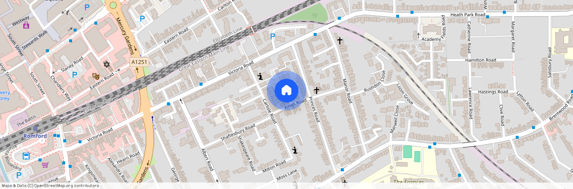 Kings Grove, Romford, Essex, RM1
