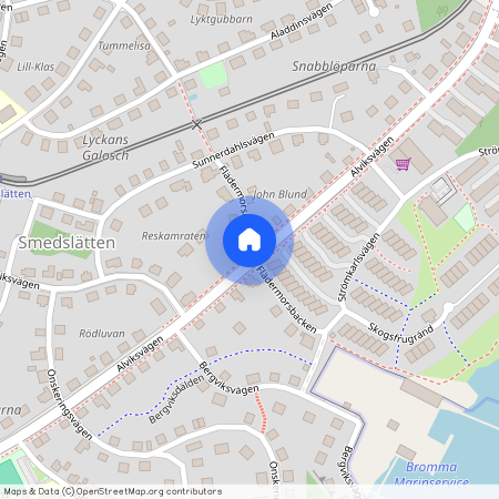 Flädermorsbacken, Bromma