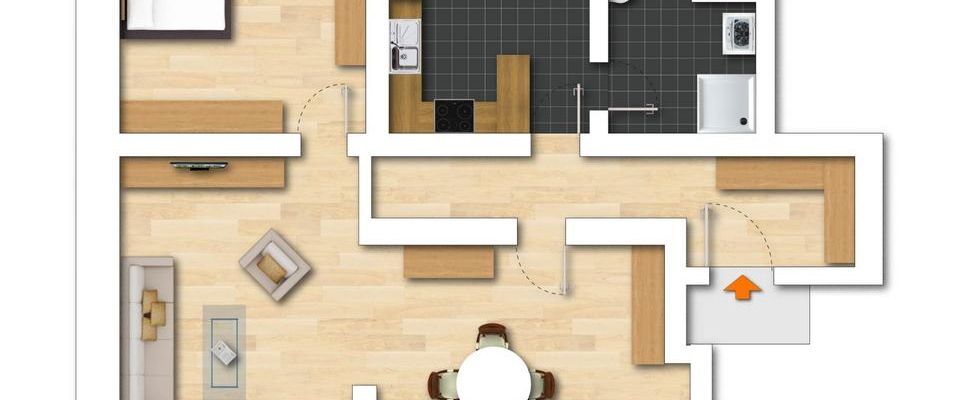 Traumwohnung unter dem Dach: kernsanierte, schicke 3-Zimmer-Wohnung mit Weitblick - Photo 1