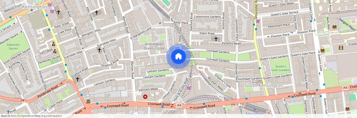 Cornwall Gardens Walk, SW7, Kensington, London, SW7