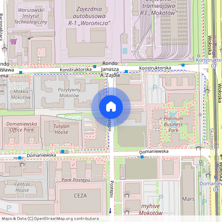 ul. Postępu, Służewiec, Mokotów, Warszawa, mazowieckie