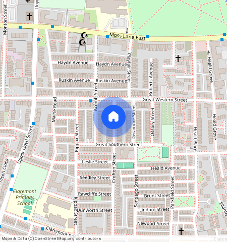 Crofton Street, Rusholme, Manchester, M14