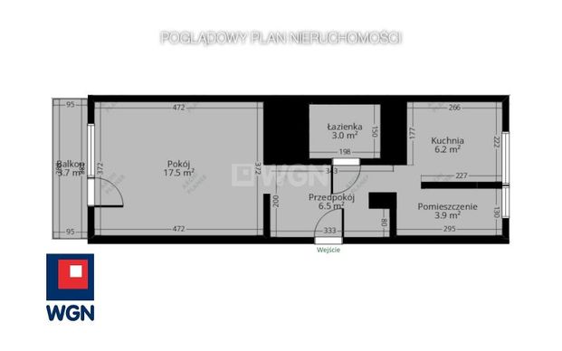 Mieszkanie na wynajem Dąbrowa Górnicza - Na wynajem przytulna i zadbana kawalerka z balkonem | Dąbrowa Górnicza Gołonóg. - Zdjęcie 1