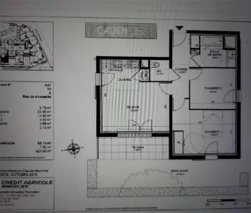 Location appartement 3 pièces - 58.13m² à Tours (37100) - Photo 5