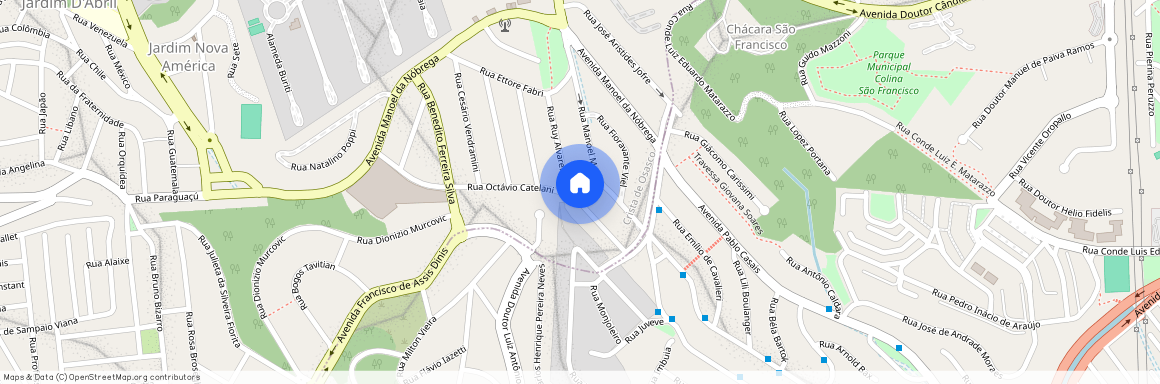 Rua Octávio Catelani, Adalgisa, Cidade São Francisco, São Paulo