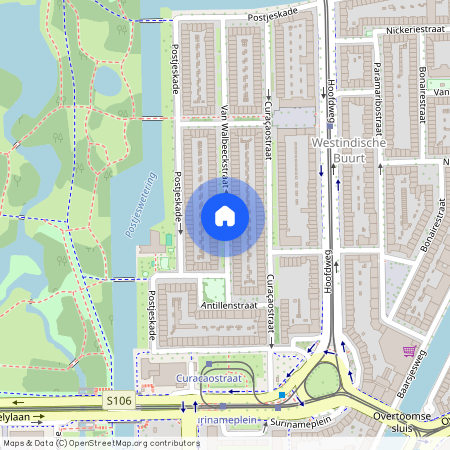 Westindische Buurt, 1058 CG, Van Walbeeckstraat, Amsterdam