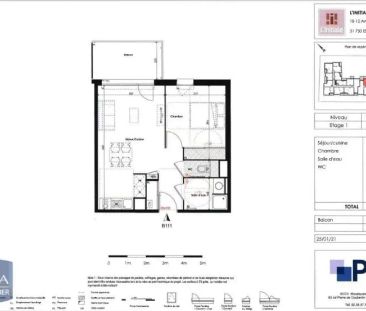 Appartement à louer 2 pièces 43.34m² - Photo 3