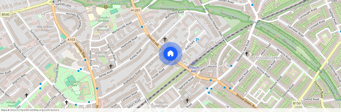 Crouch Hill, Finsbury Park, London, N4 4AP