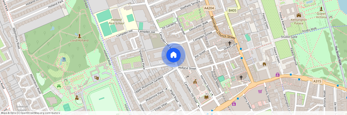 Campden Hill Road, W8, London