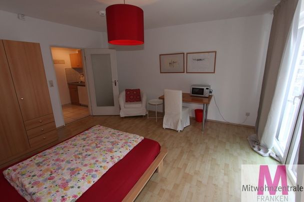 Möblierte 1-Zimmer-Wohnung in Zentrum von Nürnberg - Photo 1