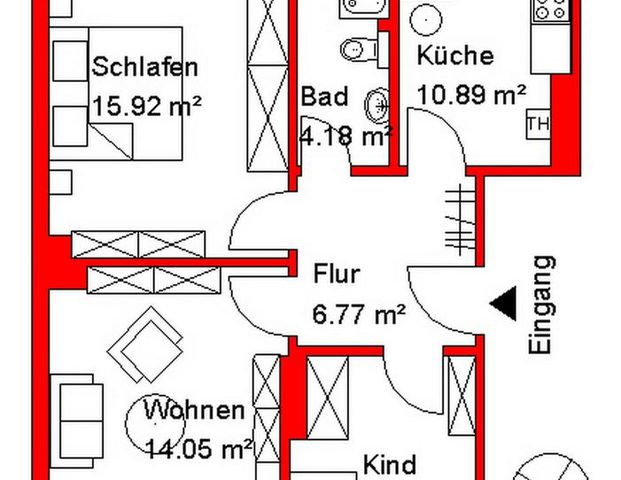 Helle, sonnige Wohnung - Foto 1