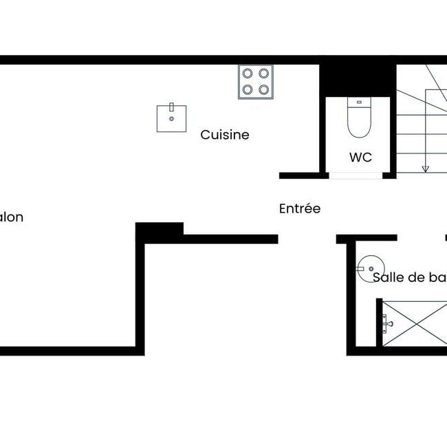 Duplex te huur in Ukkel voor € 1.400 met 2 slaapkamers - Foto 1