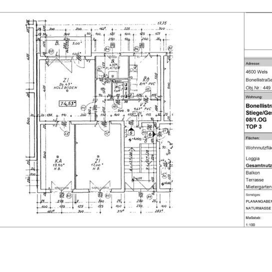 Frisch saniert & geräumig: 3-Zimmer-Wohnung mit Lift in Wels – separate Küche, Bad mit Fenster - Foto 1