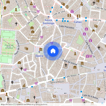 Los Amigos Vip Rooms, Calle del Arenal, 26, 28013 Madrid, Spain