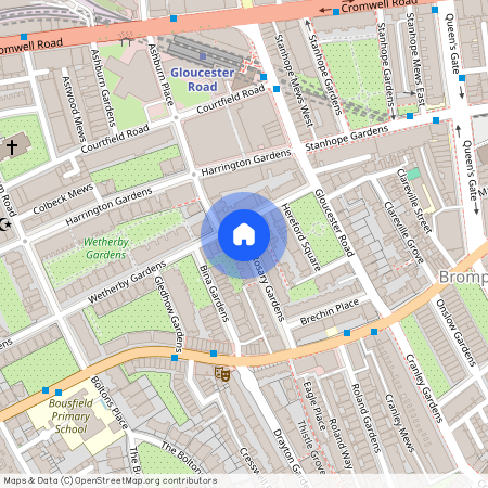 South Kensington, Rosary Gardens, SW7 4NQ, London