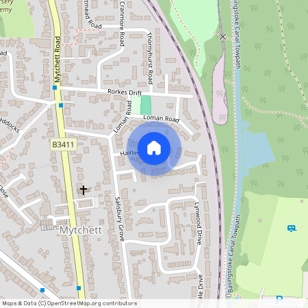 Haining Gardens, Mytchett, Camberley, Surrey, GU16