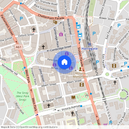 Copper James Street, Town centre, Harrogate, HG1 1RE