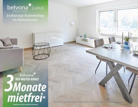 SOFORT FREI! 3 Monate mietfrei: Frisch sanierte 2 Zimmer-Marmor-Luxuswohnung im Max Planck Quartier! (Wohnungen Duisburg) - Photo 1