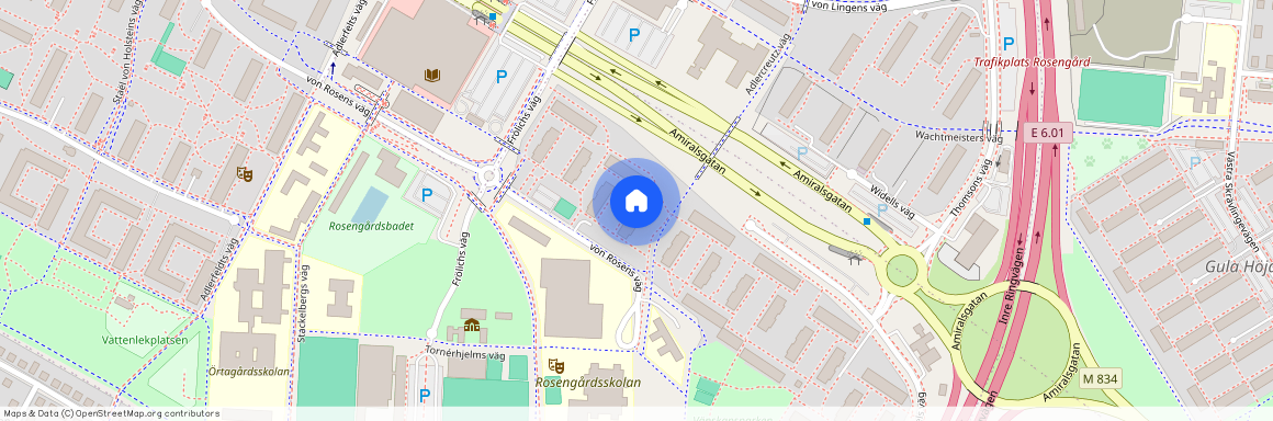 von Rosens väg 76, Herrgården