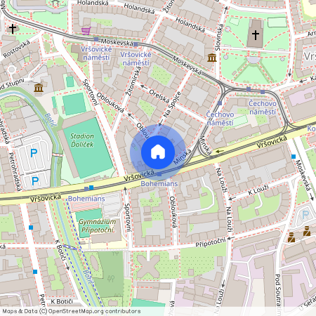 Oblouková, Praha 10 - Vršovice