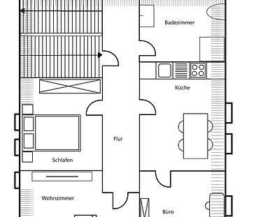 Gemütliche 3-Zimmer Dachgeschosswohnung in Rheda - Photo 4