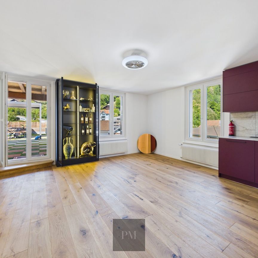 2,5 Zimmer Terrassenwohnung zur Miete in Oberdiessbach - Foto 1