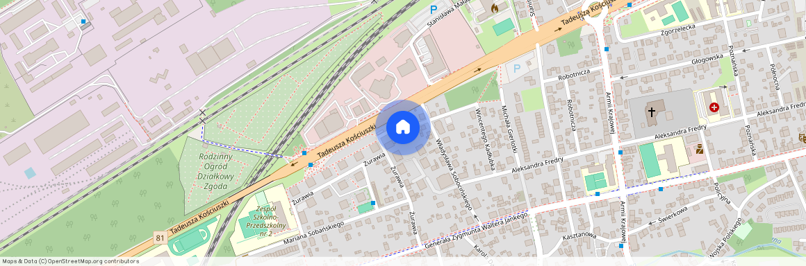 ul. Żurawia, Piotrowice-Ochojec, Katowice, śląskie