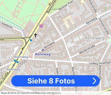 Mietwohnung in Nürnberg - Zentral gelegene 1-Zimmer Wohnung mit Bal... - Foto 1