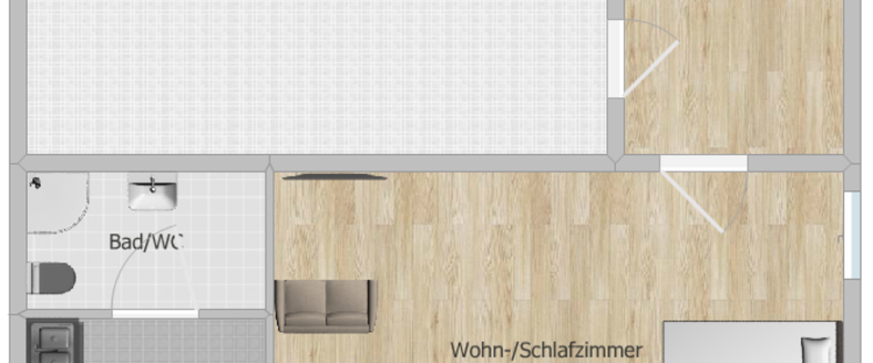 1 Zimmer Wohnung Wombach - Foto 1