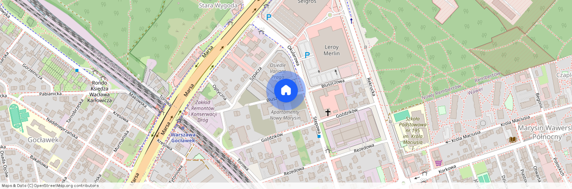 Warszawa, Wawer, Wawer, Marysin, Wawerski, Bluszczowa