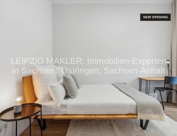 Schönes Zimmer in einem modernen 5-Raum Apartment mit allem inklusive im Zentrum von Leipzig - Foto 1