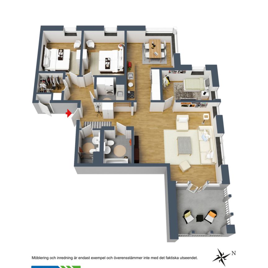 Köpenhamnsvägen 97, Fridhem - Foto 1