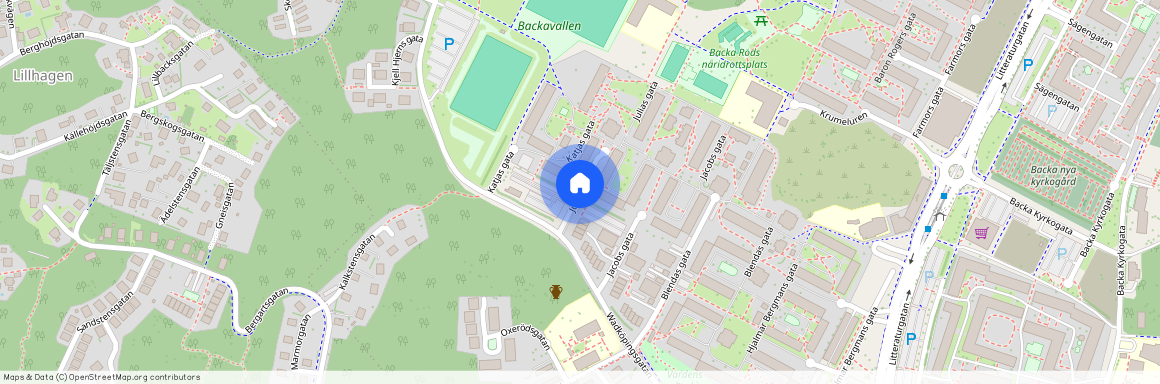 Julias gata, Hisings Backa