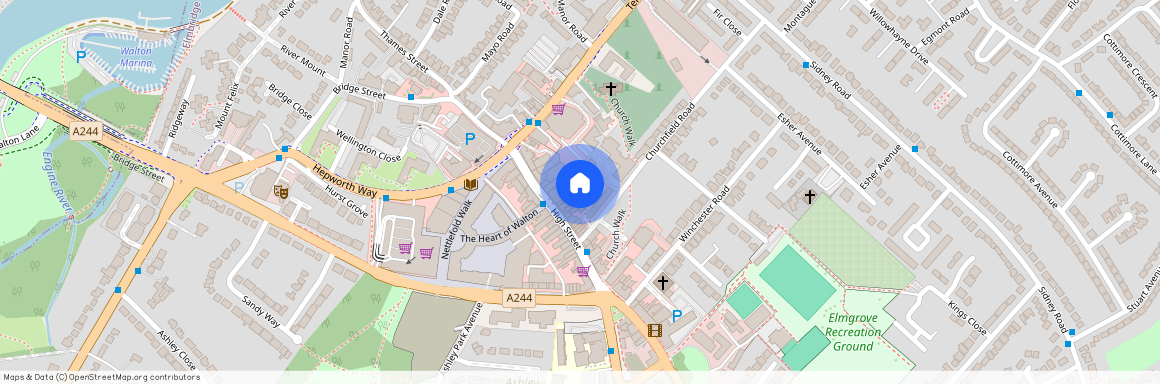 Flat C, 4 The Quintet, Pace House, Churchfield Road, Surrey, KT12 2TZ, Walton-On-Thames