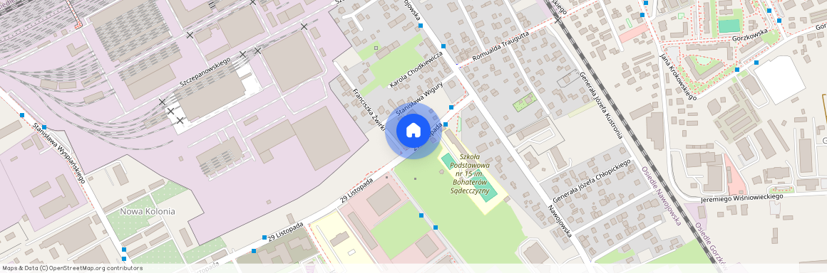 ul. listopada 29, Nowy Sącz, małopolskie