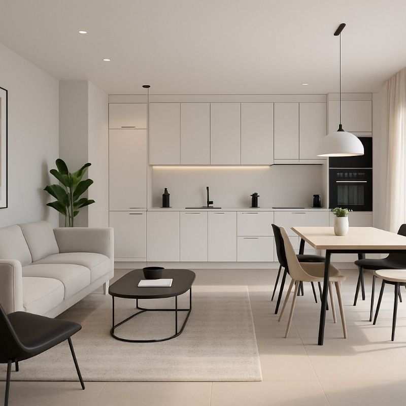 Nieuwbouw, 1 slaapkamer appartement te huur in de Panne - Foto 1