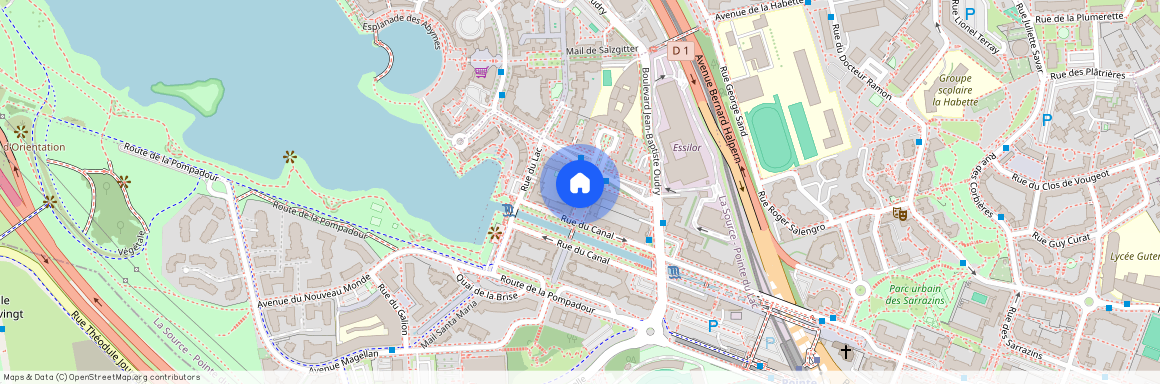 Square de l'Eau Vive, Francja, Creteil